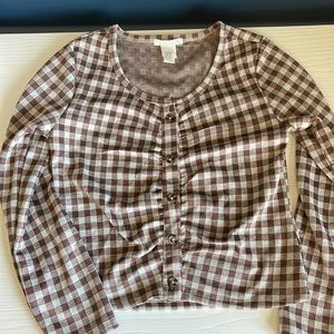 Girls Full Tilt Plaid Top